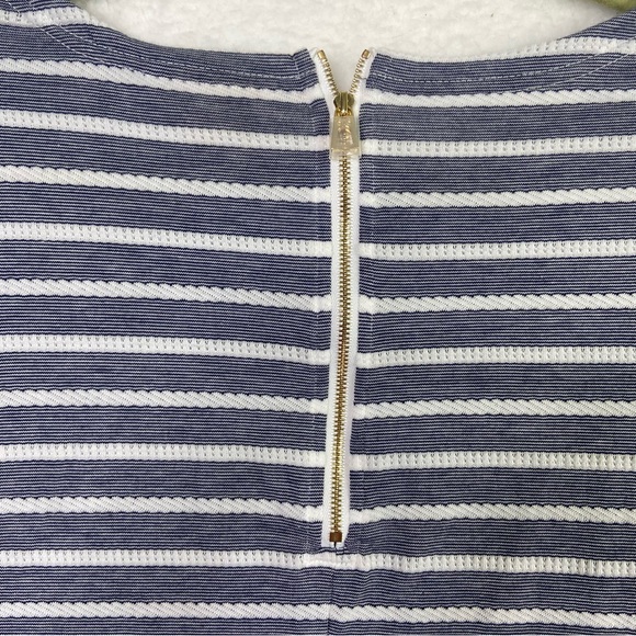 Sail to Sable STS blue & white striped dress rope detail. Size Large - Picture 4 of 7